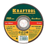 Диск отрезной по металлу Kraftool 115х1,6х22,2 мм
