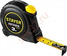 Рулетка STAYER "MASTER" Autolock, обрезин. корп., 5мх19мм