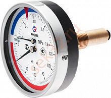 Термоманометр ТМТБ-31Т.1 (0-120C/0-  0,4 МПа) 80мм, G1/2 (сзади), L=46мм, кл. 2,5 РОСМА