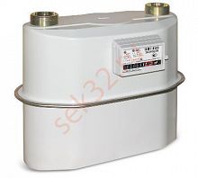 Счетчик газа ВК G 6Т (с присоединителями) прав.
