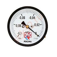 Вакуумметр ТВ-310Т.00 (-0,1-  0 МПа) 63мм, G1/4 (сзади) кл. 2,5 РОСМА