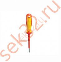 Отвертка диэлектрическая Insulated, SL8,0 x 150 мм, плоск., до 1000 В MATRIX 